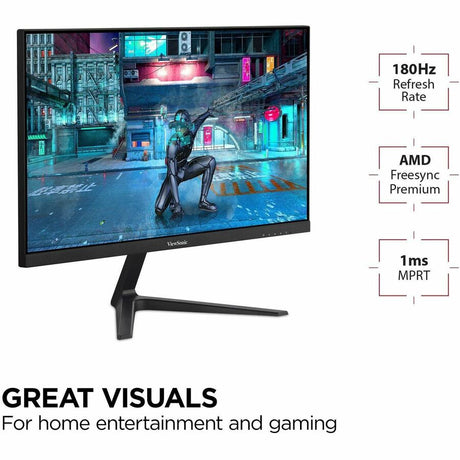ViewSonic VX2718-P-MHD 27 Inch 1080p 1ms 180Hz Gaming Monitor with FreeSync, Eye Care, HDMI and DisplayPort — VX2718-P-MHD