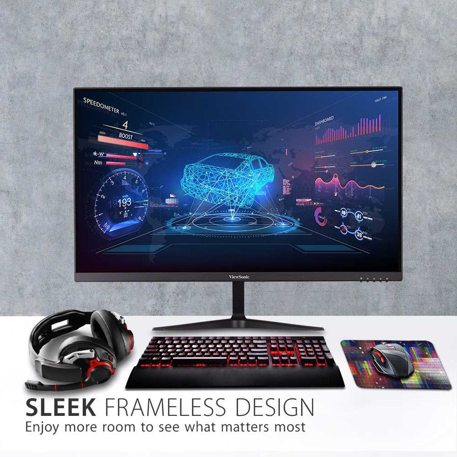 ViewSonic VX2718-P-MHD 27 Inch 1080p 1ms 180Hz Gaming Monitor with FreeSync, Eye Care, HDMI and DisplayPort — VX2718-P-MHD
