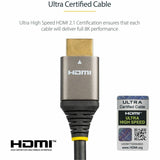 6ft/2m HDMI 2.1 Cable, Certified Ultra High Speed HDMI Cable 48Gbps, 8K 60Hz/4K 120Hz HDR10+, 8K HDMI Cable, Monitor/Display — HDMM21V2M