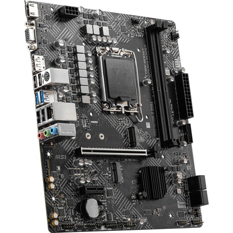 MSI H610M-G DDR4 Desktop Motherboard - Intel H610 Chipset - Socket LGA-1700 - Micro ATX — PROH610MGD4