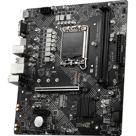 MSI H610M-G DDR4 Desktop Motherboard - Intel H610 Chipset - Socket LGA-1700 - Micro ATX — PROH610MGD4