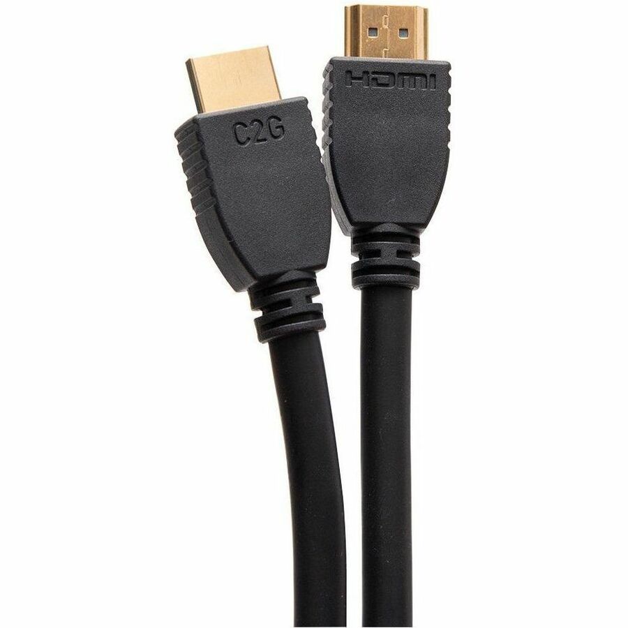 C2G 12ft Plus Series Ultra High Speed HDMI Cable with Ethernet - In-Wall CL2 Rated - 8K 60Hz - M/M - Black — C2G10413