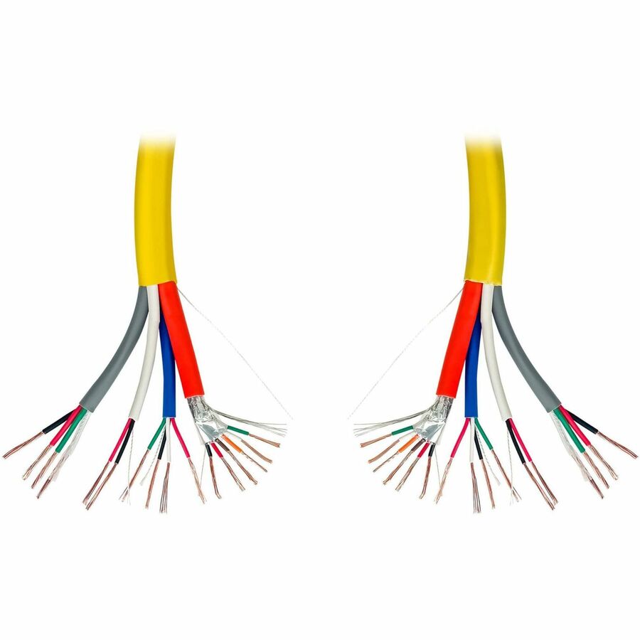 Eaton Tripp Lite Series Plenum-Rated Bulk Access Control Cable, Yellow, 1000 ft. (305 m) — A300-01K-YW