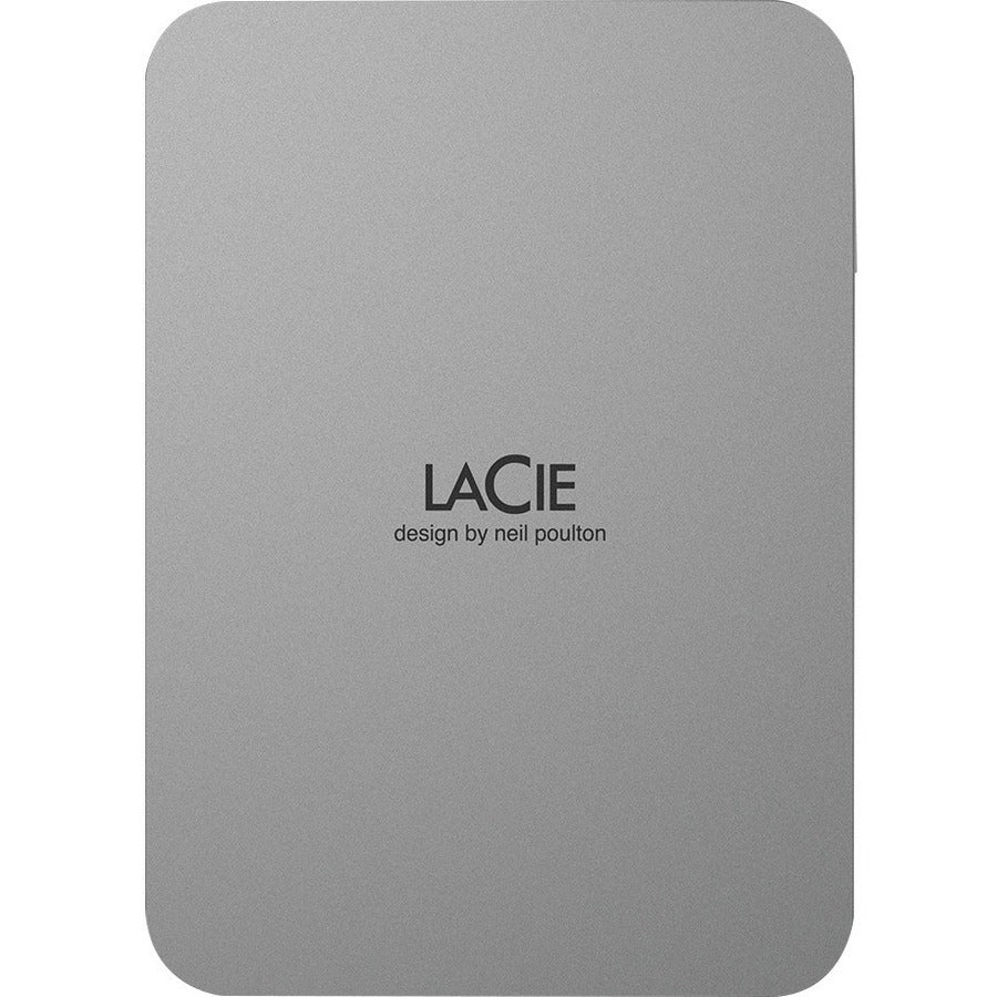LaCie Mobile Drive Secure STLR4000400 4 TB Portable Hard Drive - 3.5" External - Space Gray — STLR4000400