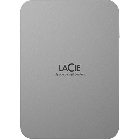 LaCie Mobile Drive Secure STLR4000400 4 TB Portable Hard Drive - 3.5" External - Space Gray — STLR4000400