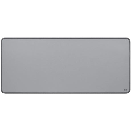 Logitech Desk Mat - Studio Series, Multifunctional Large Desk Pad, Anti-slip Base, Spill-resistant Durable Design, Mid-Gray — 956-000047