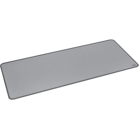 Logitech Desk Mat - Studio Series, Multifunctional Large Desk Pad, Anti-slip Base, Spill-resistant Durable Design, Mid-Gray — 956-000047