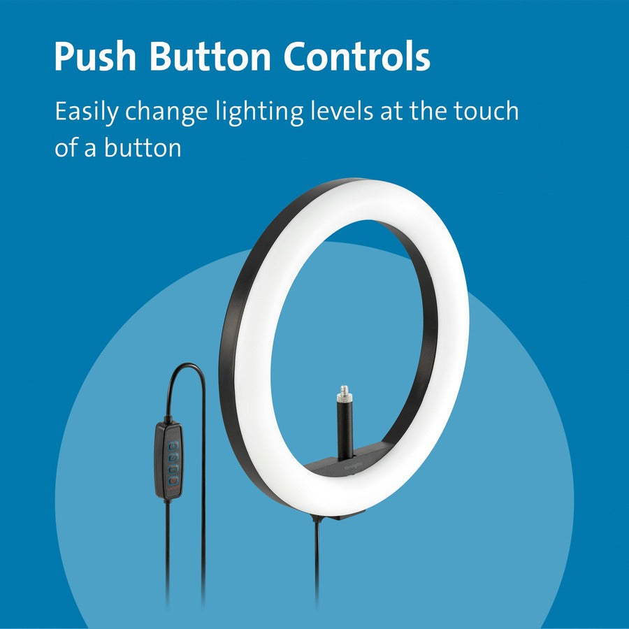 Kensington L1000 Bicolour Ring Light with Webcam Mount — K87653WW