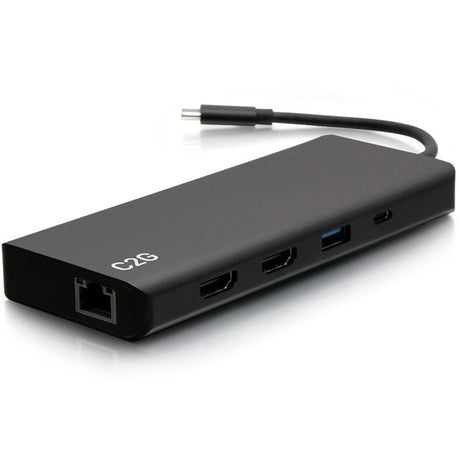 C2G USB C Docking Station - Dual Monitor Docking Station with 4K HDMI, USB, Ethernet, and AUX - Power Delivery up to 60W — C2G54488