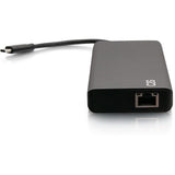 C2G USB C Docking Station - Dual Monitor Docking Station with 4K HDMI, USB, Ethernet, and AUX - Power Delivery up to 60W — C2G54488