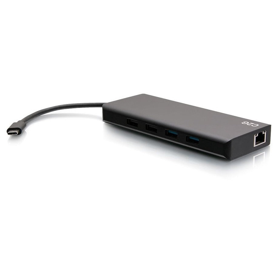 C2G USB C Docking Station - Dual Monitor Docking Station with 4K HDMI, USB, Ethernet, and AUX - Power Delivery up to 60W — C2G54488
