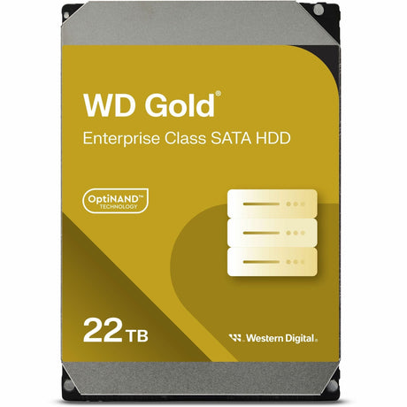 WD Gold WD221KRYZ 22 TB Hard Drive - 3.5" Internal - SATA (SATA/600) - Conventional Magnetic Recording (CMR) Method — WD221KRYZ