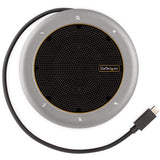 StarTech.com USB-C Speakerphone Docking Station, Mini Portable Conference Speaker/Audio Dock, VGA/4K HDMI, USB Hub, Teams/Zoom/Softphone — DKTBRSPMPD