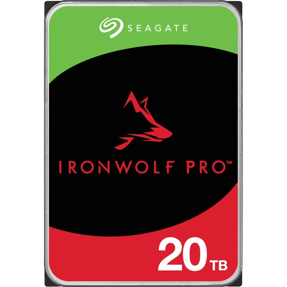 Seagate IronWolf Pro ST20000NT001 20 TB Hard Drive - 3.5" Internal - SATA (SATA/600) - Conventional Magnetic Recording (CMR) Method — ST20000NT001