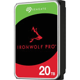 Seagate IronWolf Pro ST20000NT001 20 TB Hard Drive - 3.5" Internal - SATA (SATA/600) - Conventional Magnetic Recording (CMR) Method — ST20000NT001