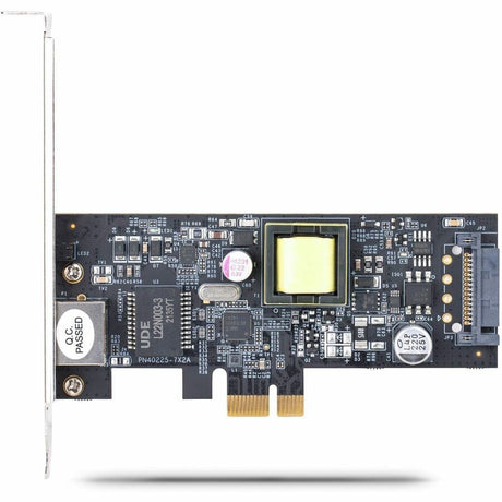 StarTech.com 1-Port 2.5Gbps PCI Express PoE Network Card, Intel I225-V, PCIe 802.3af/at PoE+ Multi-Gigabit NIC, SATA Powered Ethernet Card — PR12GIP-NETWORK-CARD