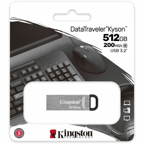 Kingston DataTraveler Kyson 512GB USB 3.2 (Gen 1) Type A Flash Drive — DTKN/512GB