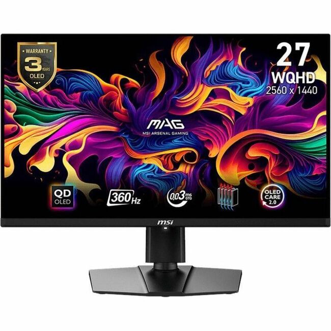 MSI MAG 271QPX 27" Class WQHD Gaming OLED Monitor - 16:9 — MAG271QPXQDOLED