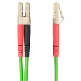 StarTech.com 1m (3.3ft) LC to LC (UPC) OM5 Multimode Fiber Optic Cable, 50/125&micro;m Duplex Zipcord, 40G/100G, LSZH Fiber Jumper Cord — LCLCL-1M-OM5-FIBER