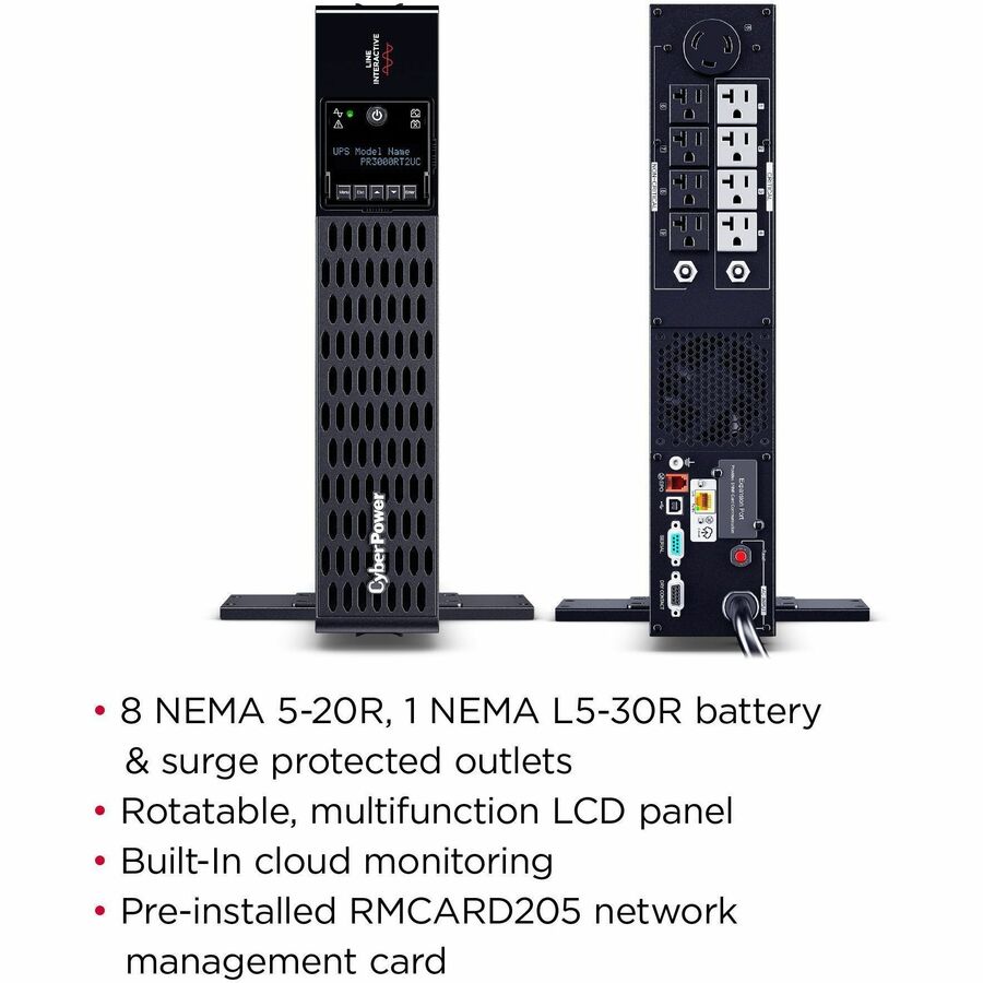 CyberPower PR3000RT2UC Smart App Sinewave UPS Systems — PR3000RT2UC