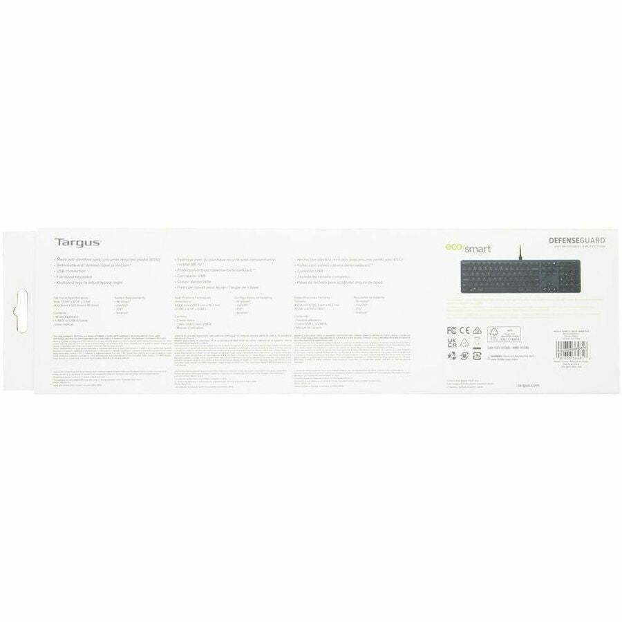 Targus Full-Size Wired EcoSmart Keyboard — AKB874US