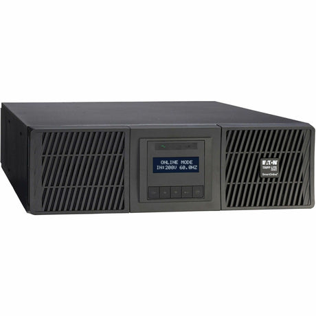 Eaton Tripp Lite Series SmartOnline 6000VA 5400W 208V Online Double-Conversion UPS - 2 L6-20R and 2 L6-30R Outlets, L6-30P Input, Network Card Included, Extended Run, 3U Rack/Tower — SU6000RT
