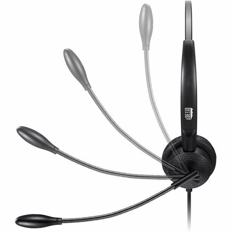 Adesso Headset with Push to talk, Volume +/-, Answer/End Call Controls — Xtream-P4T-TAA