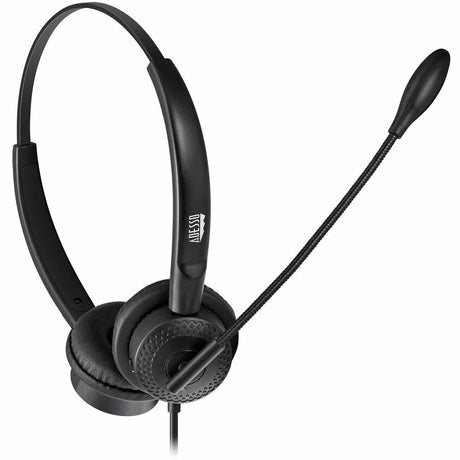 Adesso Headset with Push to talk, Volume +/-, Answer/End Call Controls — Xtream-P4T-TAA