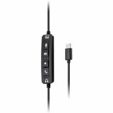 Adesso Headset with Push to talk, Volume +/-, Answer/End Call Controls — Xtream-P4T-TAA