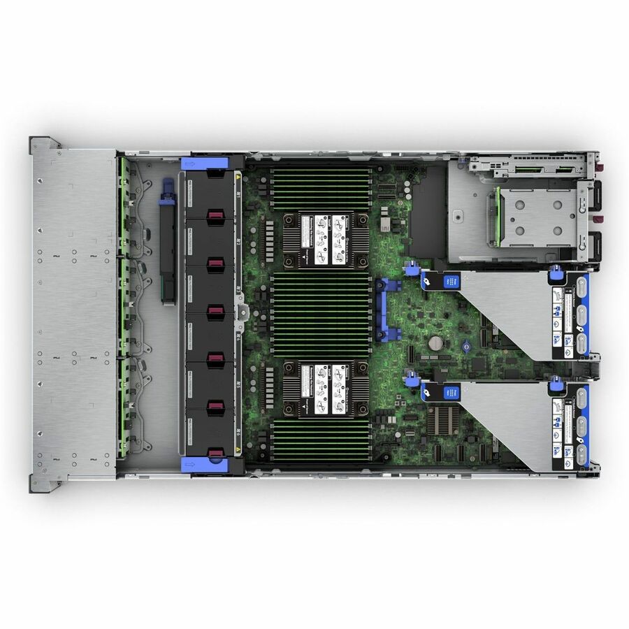 HPE SMART CHOICE ProLiant DL380 G11 2U Rack Server - 1 x Intel Xeon Silver 4509Y 2.6 GHz - 64 GB RAM - 960 GB SSD - (2 x 480GB) SSD Configuration - Serial ATA, Serial Attached SCSI (SAS) Controller — P71680-005
