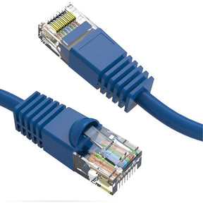 Axiom 25FT CAT6 550mhz Patch Cable Molded Boot (Blue) — C6MB-B25-AX
