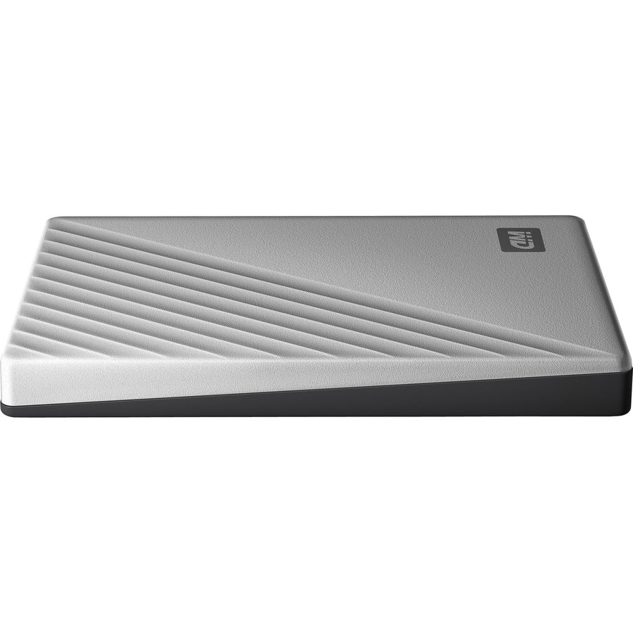 WD My Passport Ultra WDBKYJ0020BSL 2 TB Portable Hard Drive - External - Silver — WDBKYJ0020BSL-WESN