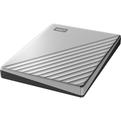 WD My Passport Ultra WDBKYJ0020BSL 2 TB Portable Hard Drive - External - Silver — WDBKYJ0020BSL-WESN