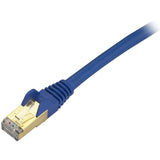 StarTech.com 5ft CAT6a Ethernet Cable - 10 Gigabit Category 6a Shielded Snagless 100W PoE Patch Cord - 10GbE Blue UL Certified Wiring/TIA — C6ASPAT5BL