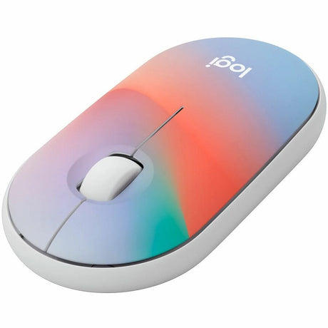 Logitech M340 Wireless Mouse with Limited Edition Prints, USB Receiver and Silent Clicks, Portable Wireless Mouse for Laptop, PC, Windows, Chrome, Surface, Sheer Dream — 910-007283