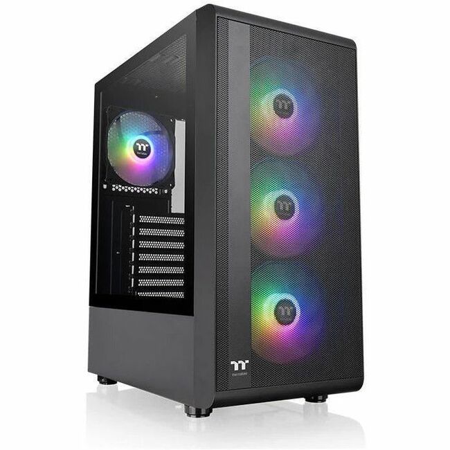 Thermaltake S200 Plus TG ARGB Mid Tower Chassis — CA-1X2-00M1WN-01