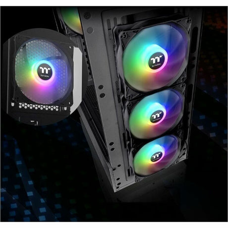 Thermaltake S200 Plus TG ARGB Mid Tower Chassis — CA-1X2-00M1WN-01