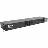 Eaton Tripp Lite Series Isobar 12-Outlet Network Server Surge Protector, 15 ft. (4.57 m) Cord, 3840 Joules, Diagnostic LEDs, 1U Rackmount, Metal Housing — IBAR12