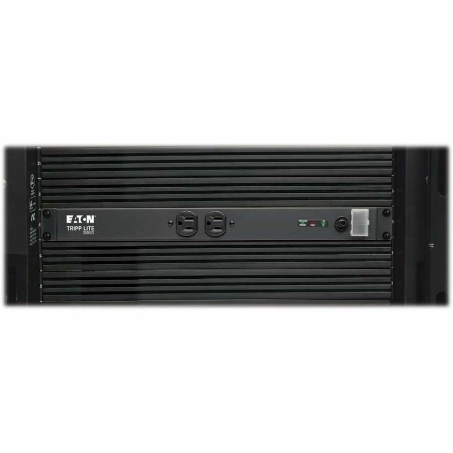 Eaton Tripp Lite Series Isobar 12-Outlet Network Server Surge Protector, 15 ft. (4.57 m) Cord, 3840 Joules, Diagnostic LEDs, 1U Rackmount, Metal Housing — IBAR12
