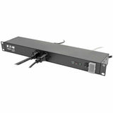 Eaton Tripp Lite Series Isobar 12-Outlet Network Server Surge Protector, 15 ft. (4.57 m) Cord, 3840 Joules, Diagnostic LEDs, 1U Rackmount, Metal Housing — IBAR12