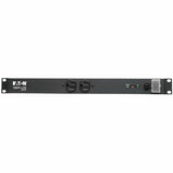 Eaton Tripp Lite Series Isobar 12-Outlet Network Server Surge Protector, 15 ft. (4.57 m) Cord, 3840 Joules, Diagnostic LEDs, 1U Rackmount, Metal Housing — IBAR12