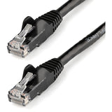 StarTech.com 10ft CAT6 Ethernet Cable - Black Snagless Gigabit - 100W PoE UTP 650MHz Category 6 Patch Cord UL Certified Wiring/TIA — N6PATCH10BK
