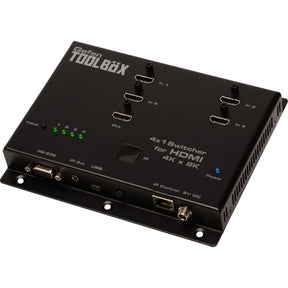 Gefen 4x1 Switcher for HDMI with Ultra HD 4K x 2K Support — GTB-HD4K2K-441-BLK