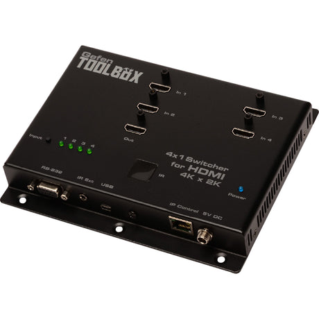 Gefen 4x1 Switcher for HDMI with Ultra HD 4K x 2K Support — GTB-HD4K2K-441-BLK