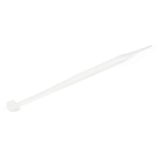 StarTech.com 4"(10cm) Cable Ties, 7/8"(22mm) Dia, 18lb(8kg) Tensile Strength, Nylon Self Locking Zip Ties, UL Listed, 100 Pack, White — CBMZT4N