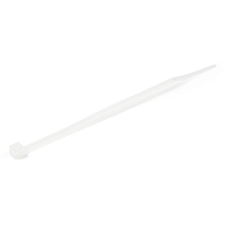StarTech.com 4"(10cm) Cable Ties, 7/8"(22mm) Dia, 18lb(8kg) Tensile Strength, Nylon Self Locking Zip Ties, UL Listed, 100 Pack, White — CBMZT4N