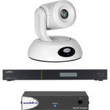 Vaddio EasyIP 20 Video Conferencing Base Kit - With Professional IP PTZ Camera and Switch - White — 999-30232-000W