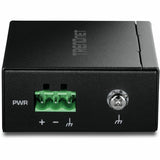 TRENDnet Industrial 100/1000Base-T to SFP Media Converter, TI F11SFP, IP50 Rated, NDAA TAA Compliant, 1 x Gigabit Ethernet Port, 1 x SFP Port, DIP Switches Control Link Fault Pass Through — TI-F11SFP