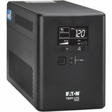 Eaton Tripp Lite Series 1000VA 600W 120V Line-Interactive Cloud-Connected UPS with Remote Monitoring - 10 NEMA 5-15R Outlets (5 Surge + 5 Surge and Battery Backup), LCD, 5-15P Plug, Tower — SMART1000LCDTNC