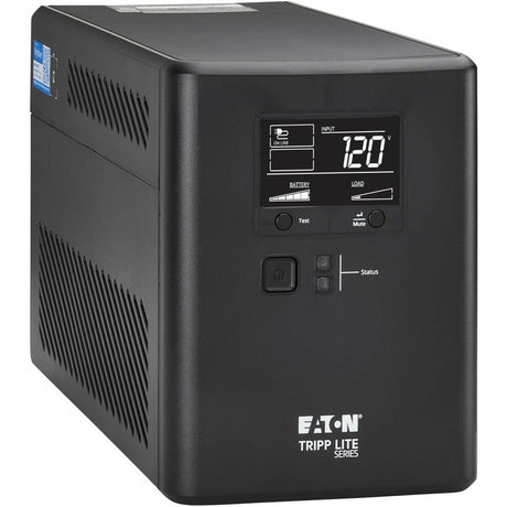 Eaton Tripp Lite Series 1000VA 600W 120V Line-Interactive Cloud-Connected UPS with Remote Monitoring - 10 NEMA 5-15R Outlets (5 Surge + 5 Surge and Battery Backup), LCD, 5-15P Plug, Tower — SMART1000LCDTNC
